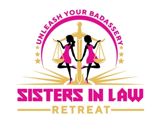 Sisters In Law Retreat logo design by Roma