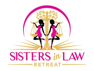 Sisters In Law Retreat logo design by Roma