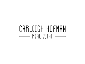 Carleigh Hofman Real Estate logo design by N3V4