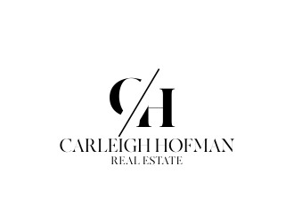 Carleigh Hofman Real Estate logo design by Greenlight
