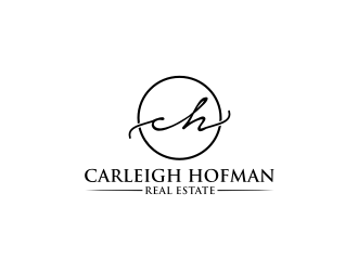 Carleigh Hofman Real Estate logo design by johana