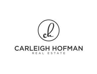Carleigh Hofman Real Estate logo design by Inlogoz