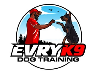 Evry K9 Dog Training logo design by DreamLogoDesign