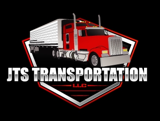 JTS Transportation LLC  logo design by AamirKhan