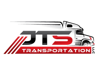 JTS Transportation LLC  logo design by REDCROW