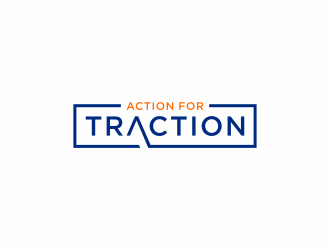 Action for Traction  logo design by checx