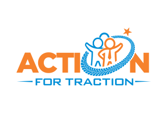 Action for Traction  logo design by YONK