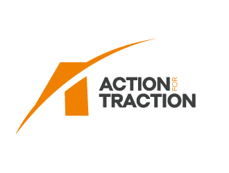 Action for Traction  logo design by spiritz