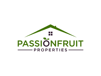 PassionFruit Properties logo design by alby