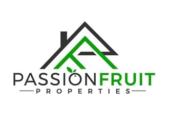 PassionFruit Properties logo design by DreamLogoDesign