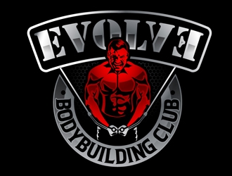Evolve Bodybuilding Club  logo design by DreamLogoDesign