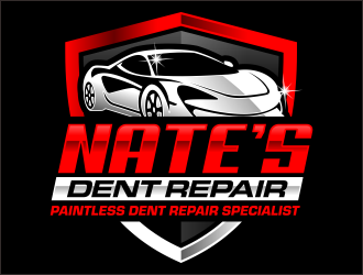 NATES DENT REPAIR logo design by ingepro
