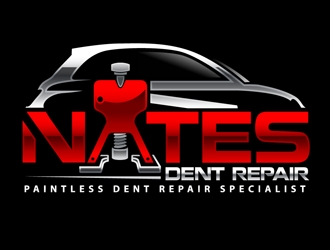 NATES DENT REPAIR logo design by DreamLogoDesign