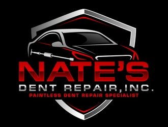NATES DENT REPAIR logo design by DreamLogoDesign