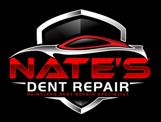 NATES DENT REPAIR logo design by DreamLogoDesign