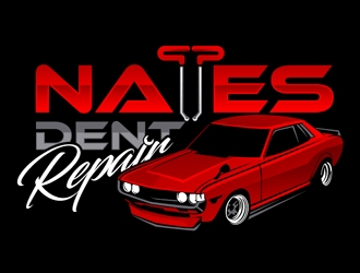 NATES DENT REPAIR logo design by DreamLogoDesign