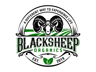 Blacksheep Organics logo design by jaize