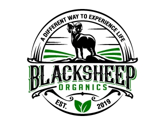 Blacksheep Organics logo design by jaize