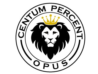 100% Work or One Hundred Percent Work logo design by gearfx