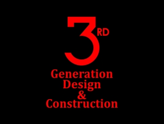 3rd Generation Design & Construction  logo design by excelentlogo
