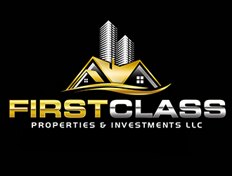 First Class Properties & Investments LLC logo design by 3Dlogos