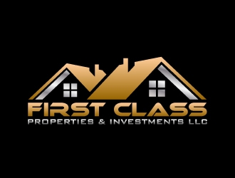 First Class Properties & Investments LLC logo design by KDesigns