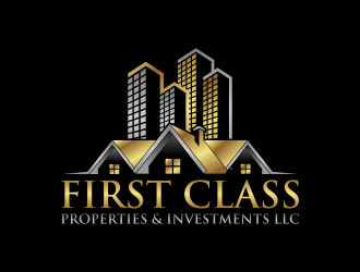 First Class Properties & Investments LLC logo design by pakNton