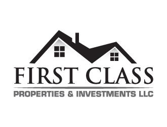 First Class Properties & Investments LLC logo design by KDesigns