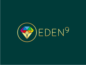 Eden Nine aka EDEN9 logo design by blessings