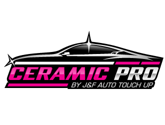 Ceramic pro by J&F Auto Touch Up logo design by THOR_
