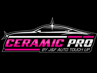 Ceramic pro by J&F Auto Touch Up logo design by THOR_