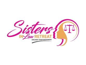 Sisters In Law Retreat logo design by Erasedink