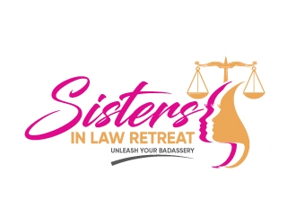 Sisters In Law Retreat logo design by Erasedink