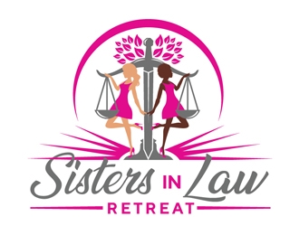 Sisters In Law Retreat logo design by Roma