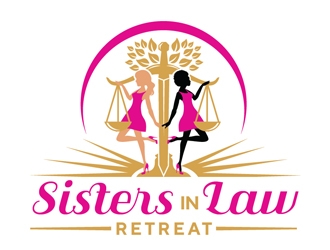 Sisters In Law Retreat logo design by Roma