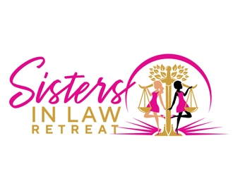 Sisters In Law Retreat logo design by Roma