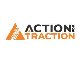 Action for Traction  logo design by jaize
