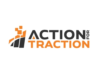 Action for Traction  logo design by jaize
