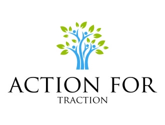 Action for Traction  logo design by jetzu