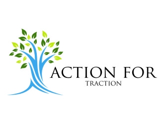 Action for Traction  logo design by jetzu