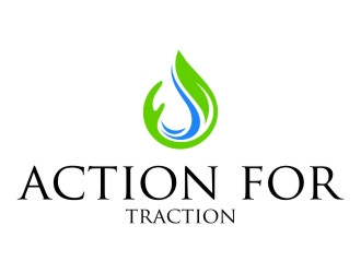 Action for Traction  logo design by jetzu