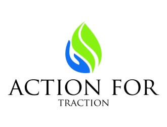 Action for Traction  logo design by jetzu