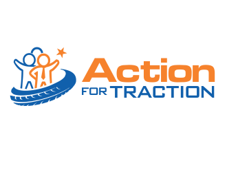 Action for Traction  logo design by YONK