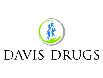 Davis Drugs logo design by jetzu