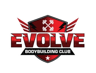 Evolve Bodybuilding Club  logo design by KreativeLogos