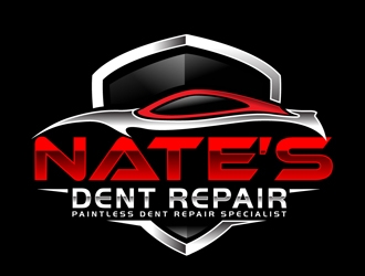 NATES DENT REPAIR logo design by DreamLogoDesign