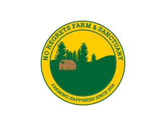 No Regrets Farm & Sanctuary logo design by beejo