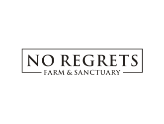 No Regrets Farm & Sanctuary logo design by superiors