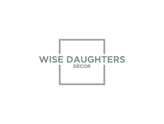 Wise Daughters Decor logo design by wongndeso
