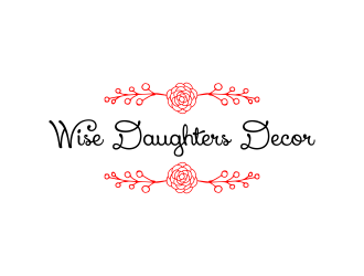Wise Daughters Decor logo design by BlessedArt
